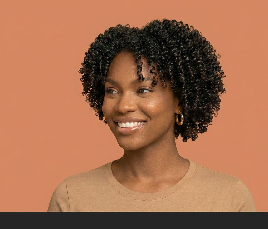 This is what your hair looks like when it's finally being fed.