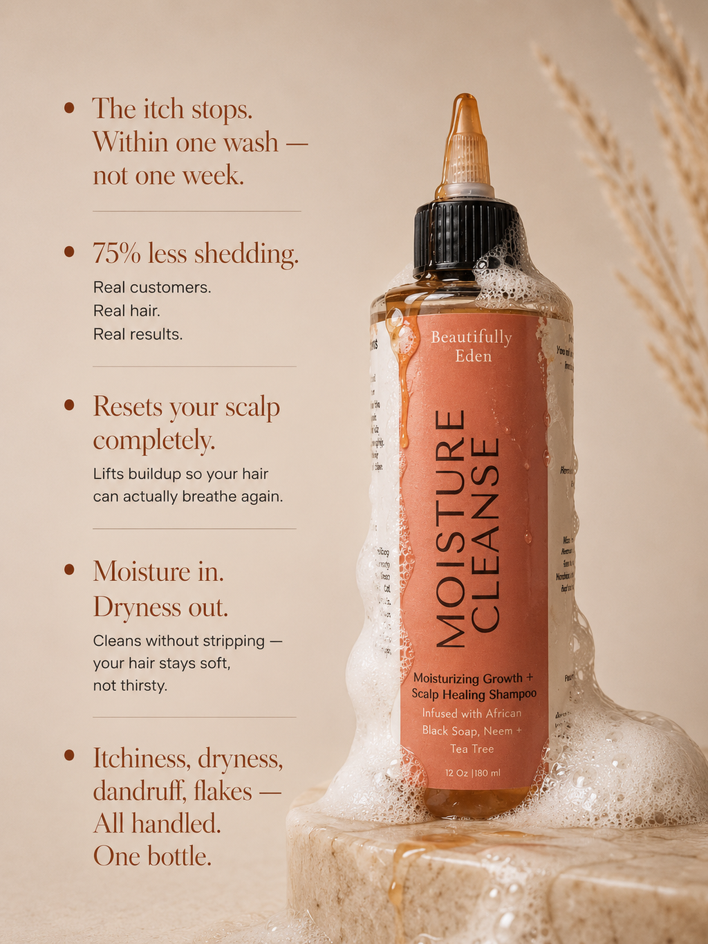 Moisture Cleanse Hydrating Herbal Shampoo