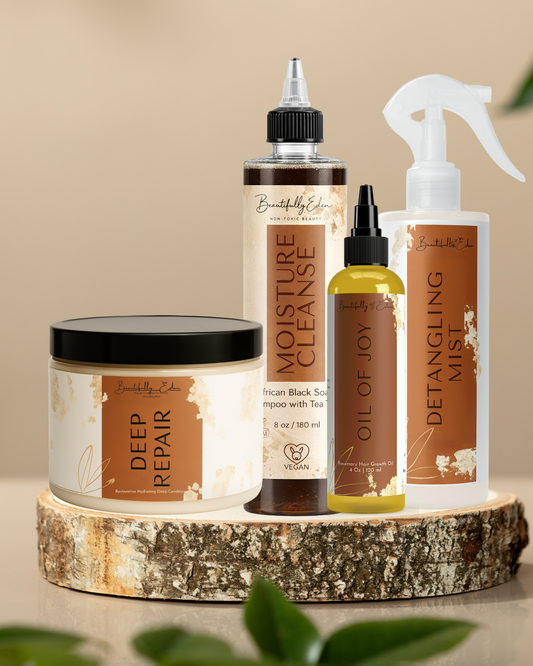 Straight Heat Styling Bundle - Lightweight Moisture for Smooth, Straight Styles